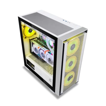 ANT ESPORTS 690 AIR WHITE MID TOWER ARGB GAMING CABINET