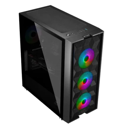 ANT ESPORTS ICE-521MT MID TOWER RGB GAMING CABINET