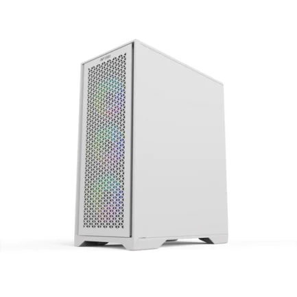 RGB MID TOWER GAMING CABINET WHITE