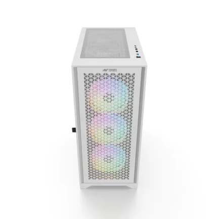 RGB MID TOWER GAMING CABINET WHITE