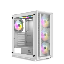 RGB Gaming Chassis White- Ant Esports Chassis SX7