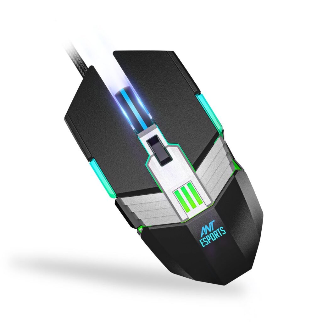 Ant Esports RGB GM90 wired Gaming Mouse - Black