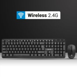 Ant Esports MKWM2023 Wireless Keyboard Mouse Combo – Black