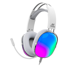 Ant Esports H1150 Pro Auto RGB Gaming Headset White